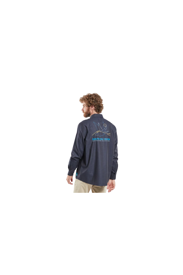 CHEMISE ML MARINE DEEP RDR22