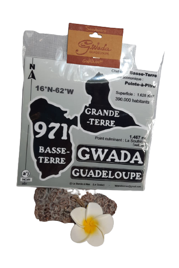 AUTOCOLLANT GUADELOUPE