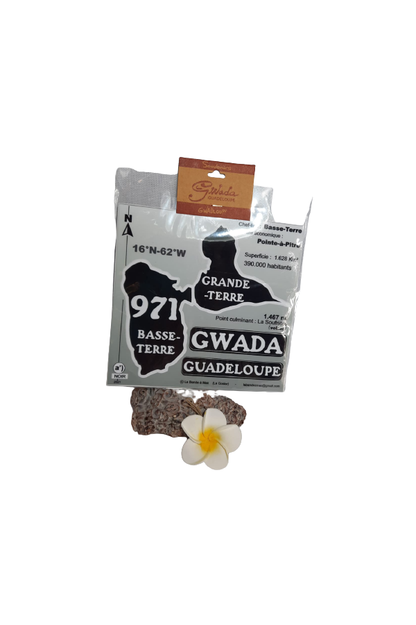 AUTOCOLLANT GUADELOUPE