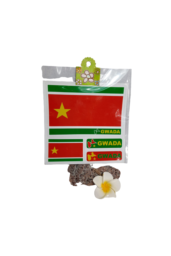 AUTOCOLLANT GUADELOUPE