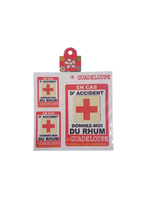 AUTOCOLLANT GUADELOUPE