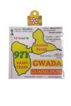 AUTOCOLLANT GUADELOUPE