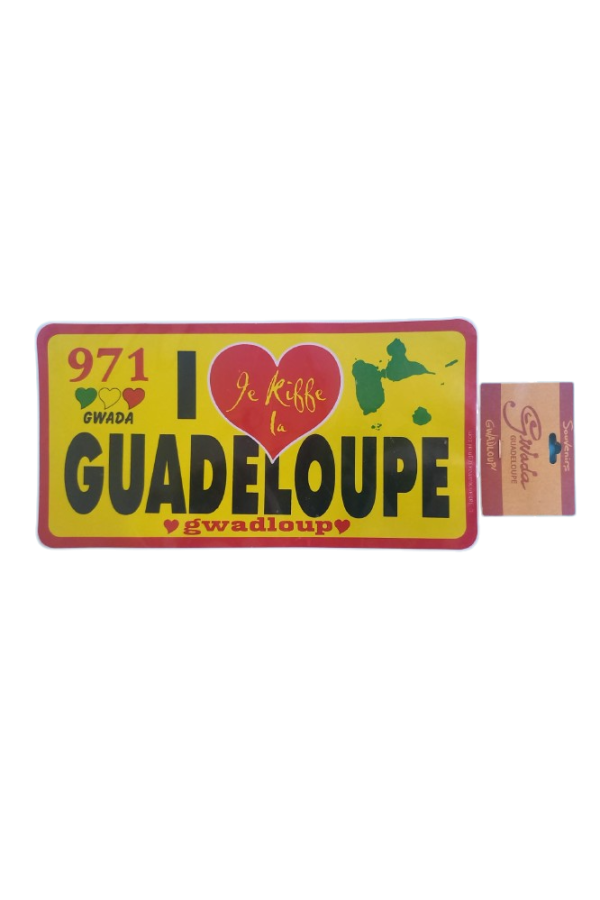 AUTOCOLLANT GUADELOUPE