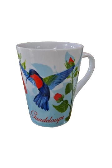 MUG DIVERS FORMES COLIBRI, FLEURS TORTUE, PEINTURE