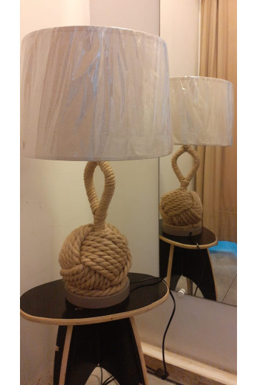 LAMPE CORDAGE TOULINE H 56CM