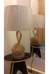 LAMPE CORDAGE TOULINE H 56CM