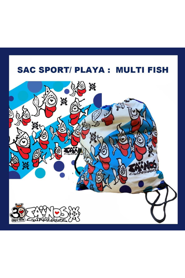 SAC SPORT PLAYA MULTI FISH