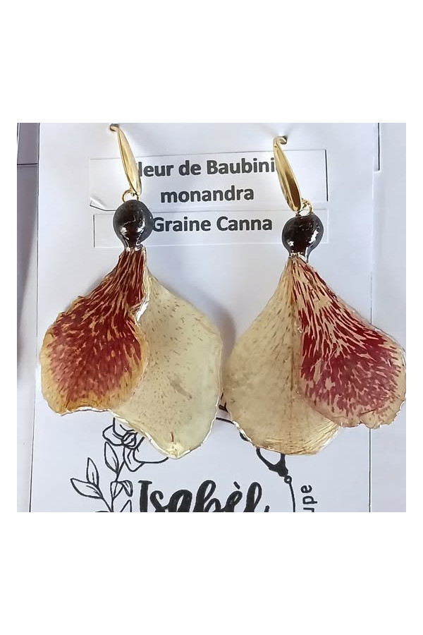 BOUCLE D'OREILLES AILES DE LIBELLULES