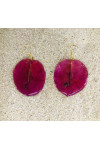 BOUCLES D'OREILLE PETALE SIMPLE DE BOUGAINVILLIER