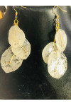 BOUCLES D'OREILLES TRIPLE PETALES DE BOUGAINVILLIER