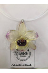 COLLIER ORCHIDEES ONCIDIUM