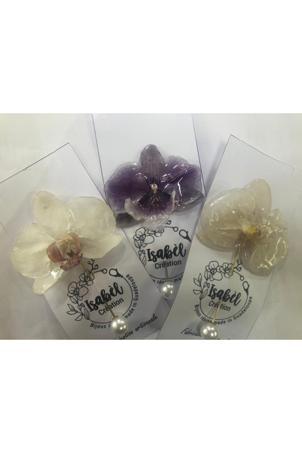 BROCHES ORCHIDEES