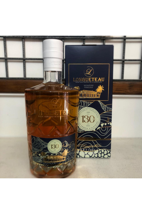RHUM VIEUX LONGUETEAU SIGNATURE FAMILIALE 130 ANS 57.4% 70CL