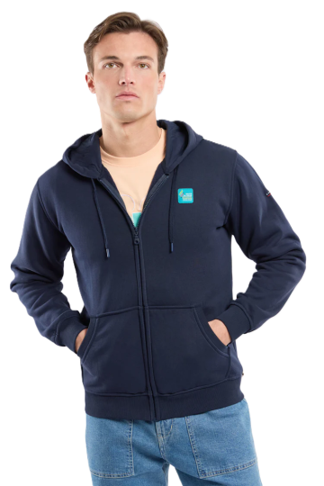 Sweat zippé RDR26 Destination Guadeloupe Officiel-Marine Dee