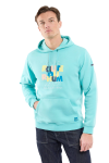 Sweat à capuche RDR26 Destination Guadeloupe Pool Blue