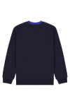 Sweat Col Rond 70% Cot 30%Pol Marine deep