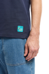 Polo MC Homme Brodé RDR26 95% Coton 5% Elasth Marine Deep