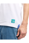 Polo MC Homme Brodé RDR26 95% Coton 5% Elasthanne Blanc