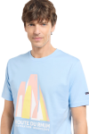 T-Shirt MC RDR26 100% Coton Officiel-Placid Blue