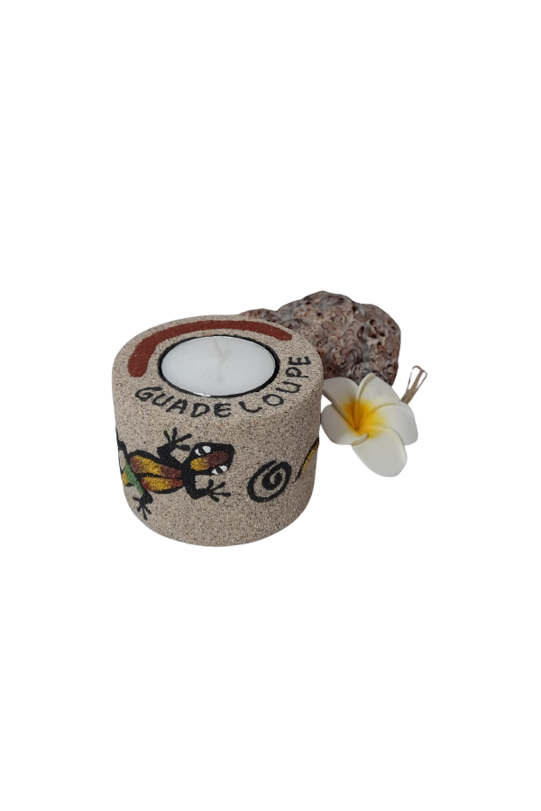 PHOTOPHORE BOUGIE ROND SABLE