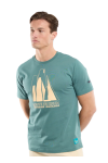 T-Shirt MC RDR26 100% Coton Silver Pine/ Decli