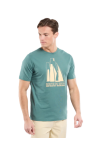 T-Shirt MC RDR26 100% Coton Silver Pine/ Decli