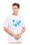 T-Shirt MC RDR26 100% Coton Decli/Blanc