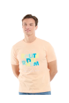 T-Shirt MC RDR26 100% Coton Peach Nectar Decli