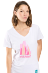 T-shirt sérigraphié RDR26 Destination Guadeloupe Blanc