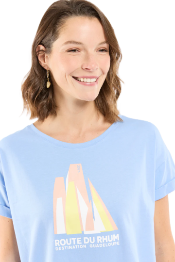 T-shirt coupe loose RDR Destination Guadeloupe Officiel-Lema
