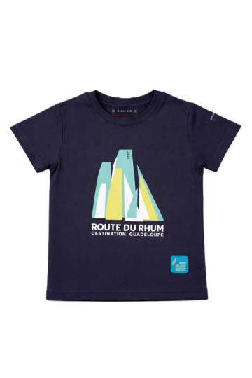 T-shirt Kids RDR26 Destination Guadeloupe Officiel-Marine De