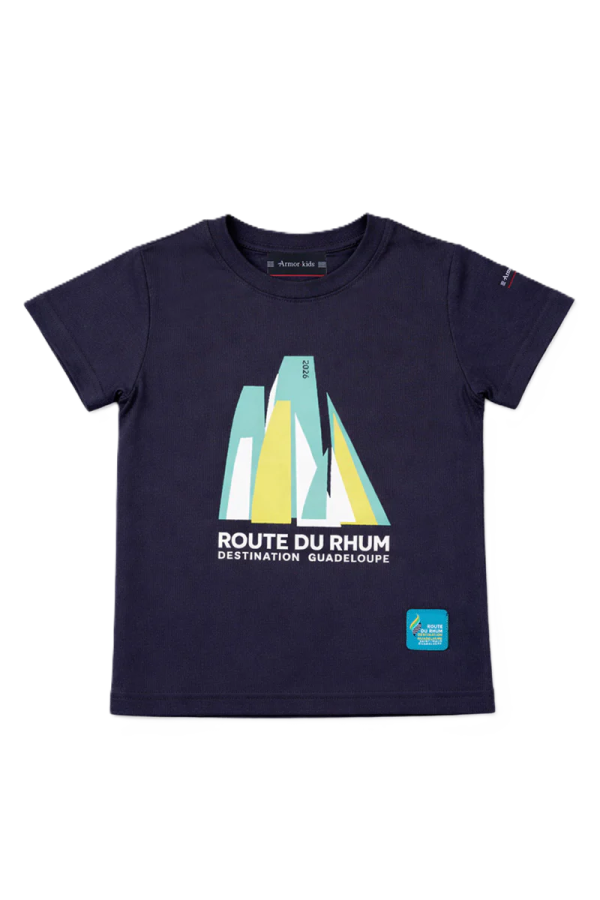 T-shirt Kids RDR26 Destination Guadeloupe Officiel-Marine De