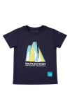 T-shirt Kids RDR26 Destination Guadeloupe Officiel-Marine De