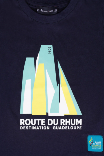 T-shirt Kids RDR26 Destination Guadeloupe Officiel-Marine De