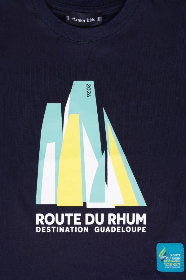 T-shirt Kids RDR26 Destination Guadeloupe Officiel-Marine De