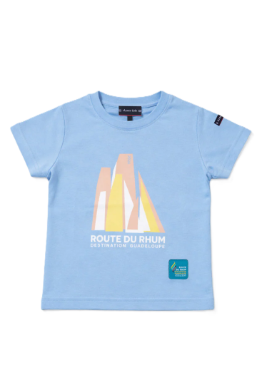 T-shirt Kids RDR26 Destination Guadeloupe Placid Blue Offici