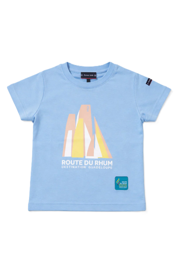 T-shirt Kids RDR26 Destination Guadeloupe Placid Blue Offici