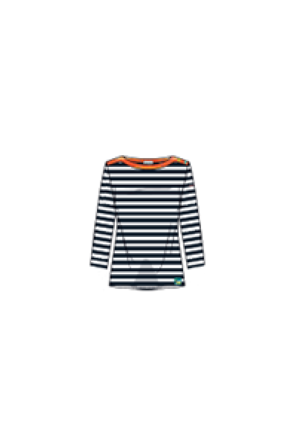 Mariniere Jersey ML Femme RDR26 Marine deep / Blanc