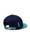 Casquette brodée RDR26 Marine Deep/Pool Blue Des. Guadeloupe