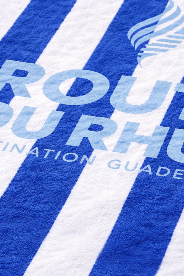 Serviette de plage RDR2 Blanc/Etoile Destination Guadeloupe