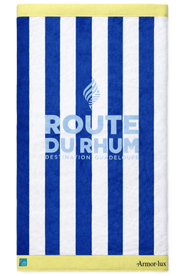 Serviette de plage RDR2 Blanc/Etoile Destination Guadeloupe
