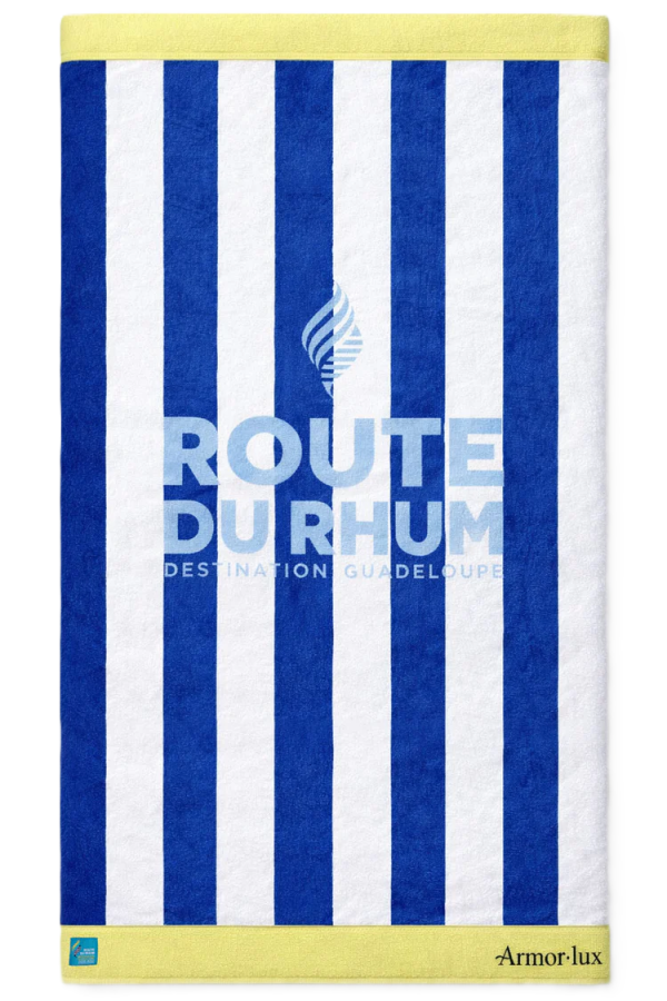 Serviette de plage RDR2 Blanc/Etoile Destination Guadeloupe