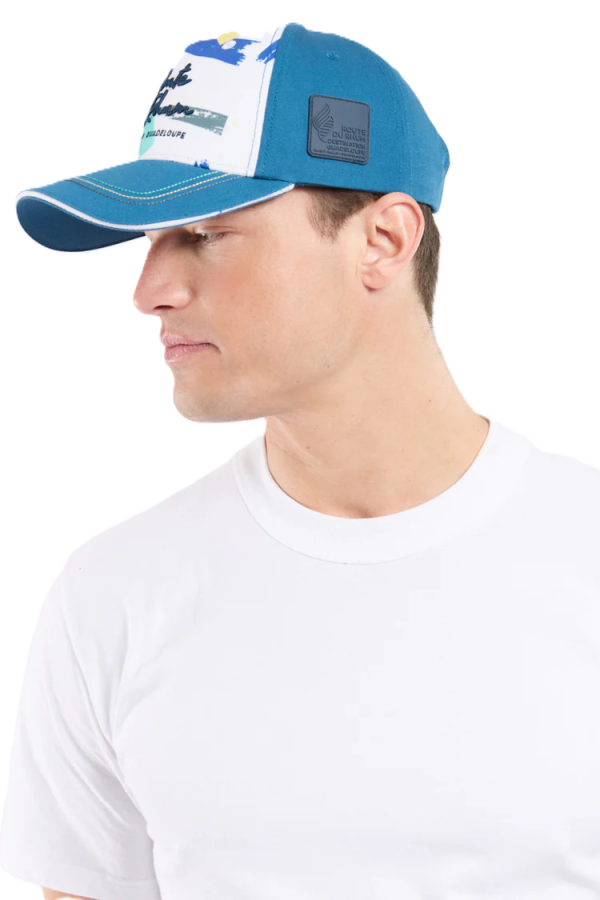 Casquette brodée RDR26 Imprimé Bateaux Dest. Guadeloupe