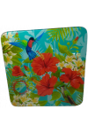 DESSOUS DE PLAT EN VERRE MOTIF EXOTIC